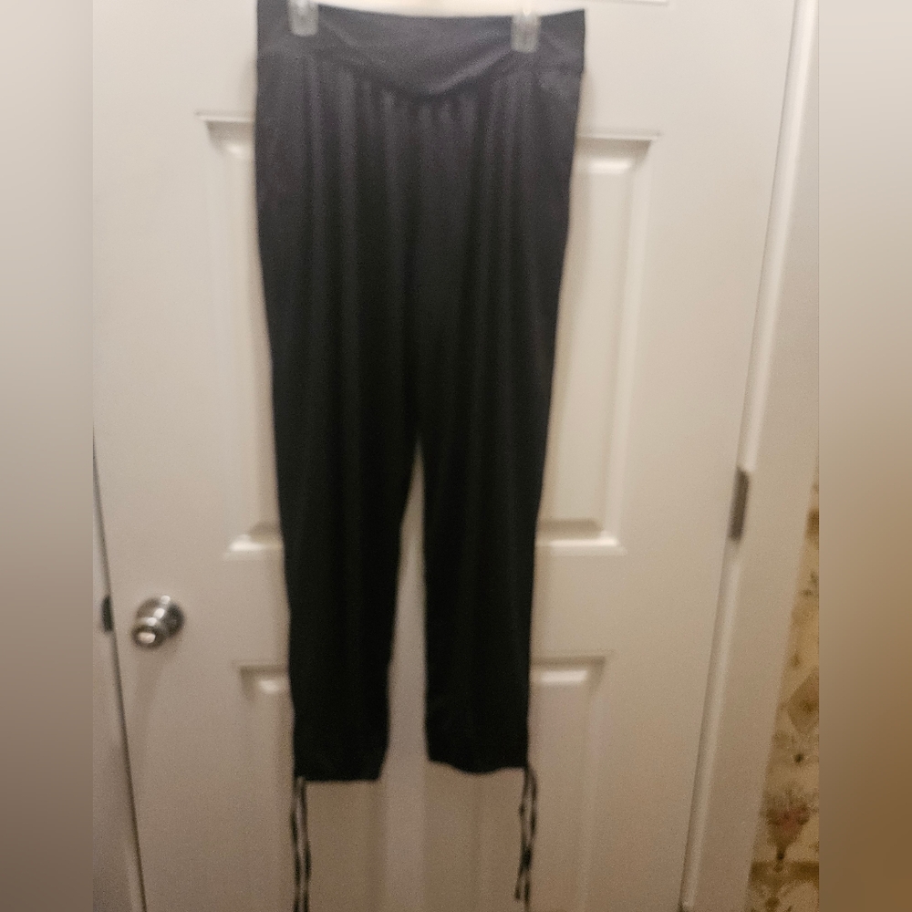 Black Drawstring Pants - image 1